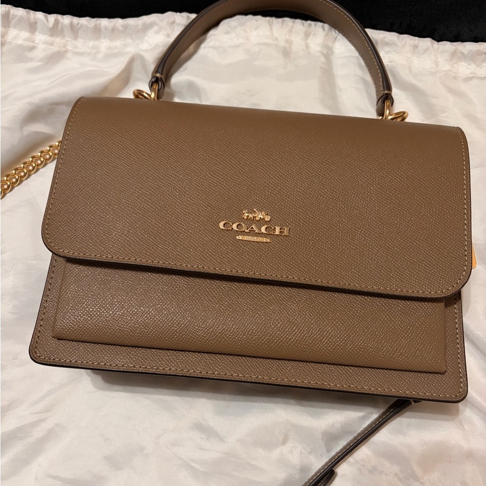 Coach Klare Top Handle Satchel - Stone